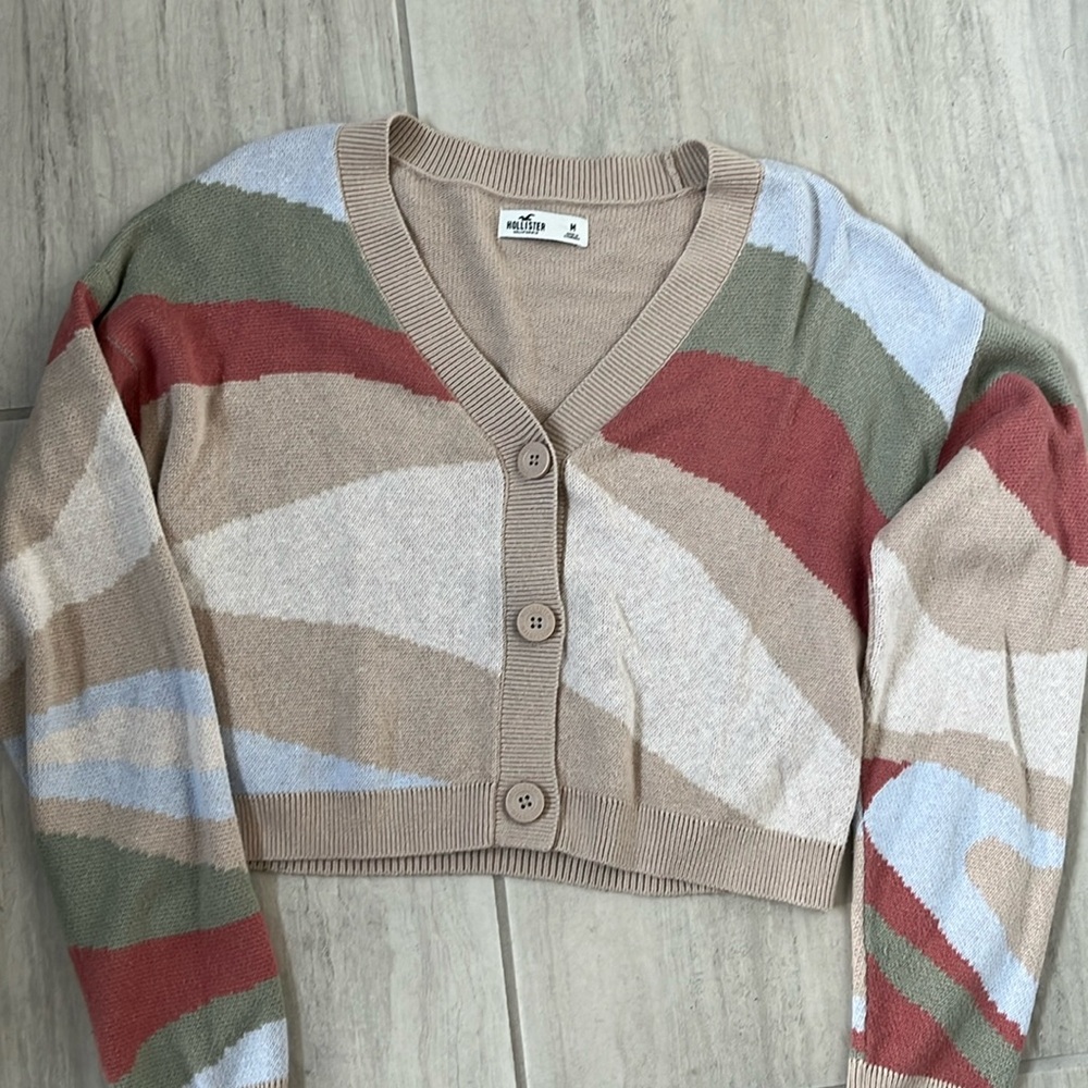 Hollister cropped cardigan